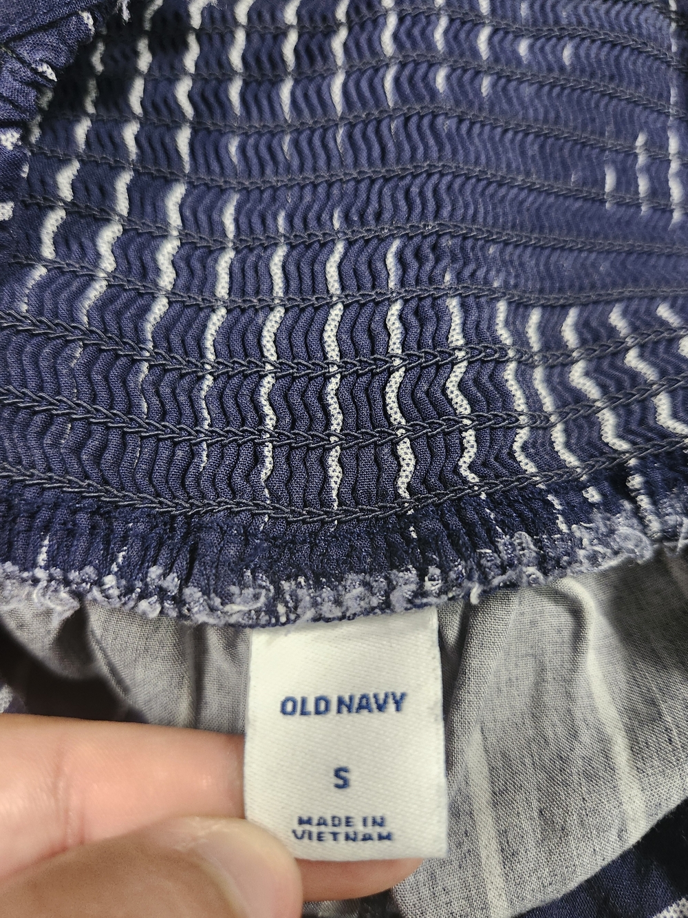 Old Navy striped Navy And White Jumpsuit With Pockets Size S - Picture 8 of 11